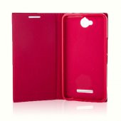 Vodafone Smart 4 Max Gizli Mıknatıslı Premium Magnum Kılıf Pembe - 2