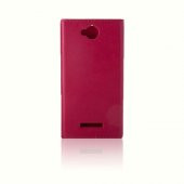 Vodafone Smart 4 Max Gizli Mıknatıslı Premium Magnum Kılıf Pembe - 3