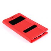 General Mobile Discovery 2 Gizli Mıknatıslı Pencereli Magnum Kılıf Kırmızı - 2