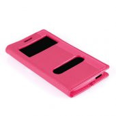 Casper VIA V6X Gizli Mıknatıslı Pencereli Magnum Kılıf Pembe - 2