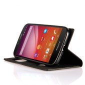 Sony Xperia Z4 Gizli Mıknatıslı Pencereli Magnum Kılıf Siyah - 2