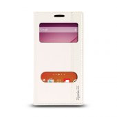 Sony Xperia Z4 Gizli Mıknatıslı Pencereli Magnum Kılıf Beyaz - 1