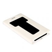 Lenovo S850 Gizli Mıknatıslı Pencereli Magnum Kılıf Beyaz - 2