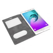 FitCase Dolce Galaxy A5 2016 Gizli Mıknatıslı Pencereli Kılıf Pembe - 3