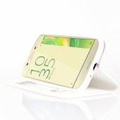 Sony Xperia X Gizli Mıknatıslı Pencereli Magnum Kılıf Beyaz - 2