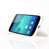 Huawei GT3 Gizli Mıknatıslı Pencereli Magnum Kılıf Beyaz - 2