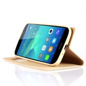 Huawei GT3 Gizli Mıknatıslı Pencereli Magnum Kılıf Gold - 2