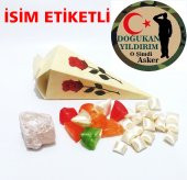 cenaze ev kırk asker bebek mevlüt şekeri mevlid hediyesi 4 farklı külah seçenegi 10 adet külah içi şekerli - 4