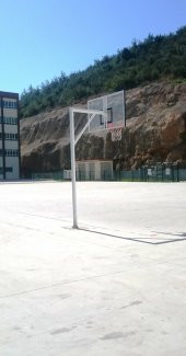 Adelinspor Basketbol Potası Sabit Çember, 105*180 12 mm Cam - 2