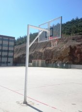 Adelinspor Basketbol Potası Sabit Çember, 105*180 12 mm Cam - 3