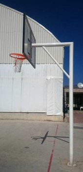 Basketbol Potası Sabit Çember, 105*180 10 mm Cam - 5