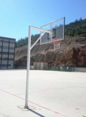 Basketbol Potası Sabit Çember, 105*180 10 mm Cam - 7
