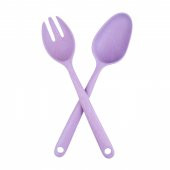 HK50009BFP BAMBU MOR SALATA KAŞIK SETİ 25X2X4CM - 1