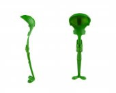 4107 YEMEK VE ÇORBA KEPÇESİ DİSNEY MARVIN MODEL 10X5X33CM - 1