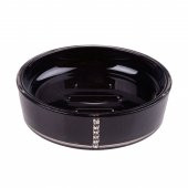 70744JX SABUNLUK SİYAH KRİSTAL TAŞLI AKRİLİK 11X11X3CM thumbnail 1