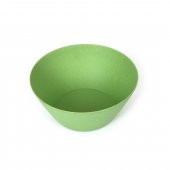 Büyük Salata Servis Kasesi Bambu Dogal Çevreci Yeşil Renkli - 1