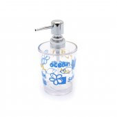 Deniz desen akrilik sıvı sabunluk 16x 6.5 cm thumbnail 2