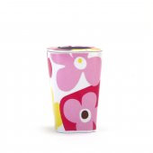 HK5009KP1 DİŞ FIRÇALIK KIRMIZI PAPATYA MELAMİN 7X7X11CM thumbnail 2