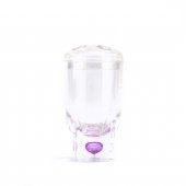 70132D1 DİŞ FIRÇALIK MOR DAMLALI AKRİLİK 7X7X14CM - 2