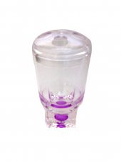 70132D1 DİŞ FIRÇALIK MOR DAMLALI AKRİLİK 7X7X14CM - 3