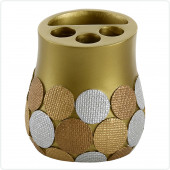 ACBS0002BDİŞ FIRÇALIK ALTIN PUANLI POLİRESİN 9X9X10CM - 3