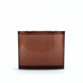 71088TX-0002 DİŞ FIRÇALIK OVAL KAHVERENGİ AKRİLİK 13X5X10CM thumbnail 1