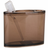 71088TX-0002 DİŞ FIRÇALIK OVAL KAHVERENGİ AKRİLİK 13X5X10CM thumbnail 3