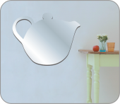 JM08019 AYNALI DUVAR SÜSÜ ÇAYDANLIK ŞEKİLLİ 20X15X0''6CM - 1