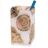 70318C1 DİŞ FIRÇALIK VE MACUN KABI İSTİRİDYE AKRİLİK 6X6X12CM 300ML - 1