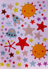 XFG141 DUVAR SÜSÜ UZAYLI DESENLİ PVC 70X50X0''5CM - 1