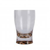 7593LDS-0002 DİŞ FIRÇALIK MACUN KABI LEOPAR AKRİLİK 6X6X11CM 270ML - 2