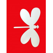 SIA JM08001 AYNALI DUVAR SÜSÜ (STİCKER) KELEBEK ŞEKİLLİ 20X13X0,6CM - 4