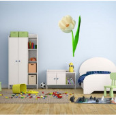 XFG002 DUVAR SÜSÜ ÇİÇEKLİ ŞEFFAF FİLMLİ PVC 70X50X0''5CM - 3