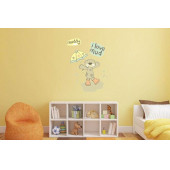 XFG121 DUVAR SÜSÜ ÇAMURLU AYI DESENLİ PVC 70X50X0''5CM - 4