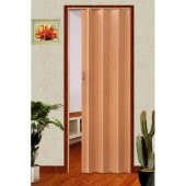 PVC Akordiyon Katlanan Kapı Kayın 100x200 cm - 1