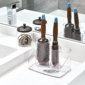 30920ES SAÇ FIRÇALARI VE TAKI ORGANİZER ŞEFFAF 20X14X13CM - 5