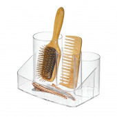 30920ES SAÇ FIRÇALARI VE TAKI ORGANİZER ŞEFFAF 20X14X13CM - 6