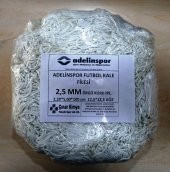 Adelinspor Futbol Kale Filesi 2,5 mm Kord İp 5,0*2,20*0,8 m - 1
