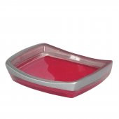 PL-9039-SDPK SABUNLUK GRİ PEMBE POLİRESİN 14X10X2CM - 1