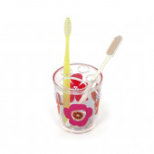 RF2743-7282 DİŞ FIRÇALIK KIRMIZI PAPATYA AKRİLİK 8X8X9CM thumbnail 4