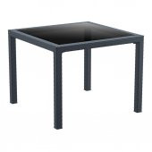 Siesta Baliza Rattan 4 Sandalyeli Kare Camlı Bahçe Masa Takımı - 2