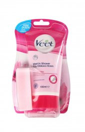 Veet In Shower Tüy Dökücü Krem 150 Ml Normal Ciltler - 1