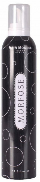 Morfose Saç Köpüğü Extra Strong 350ml Siyah Amb. - 1
