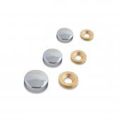 VİDA İÇİN KROM BAŞLIK TAPA 15 MM ( 10 ADET ) - 1