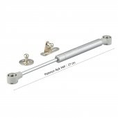 Gazlı Amortisör Piston 100 N Kalkar Dolap Kapakları için 27 cm Gri - 2