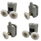 Duşakabin Tekerleği Rulman 4 Lü Set Gri Teker Çapı 22 mm - 1