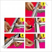 Pakas Balkon Çamaşır Kurutma Askısı Yuvarlak Küpeşte Pks 01 - 3