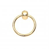 Halka Sarkaç Mat Siyah Tek Vidalı Mobilya Kulp Düğme - 3