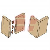 100 Adet Ahşap Bisküvi Kavela Lamel Yaprak Kavelya No:20 - 6