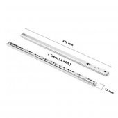 Bilyalı Teleskopik Çekmece Rayı 17 mm x 342 mm  1 Takım - 1
